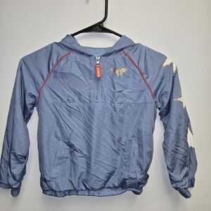 DC Comics Girls XS Wonder Woman Jacket, windbreaker, pullover w/Tiara Hood Soft